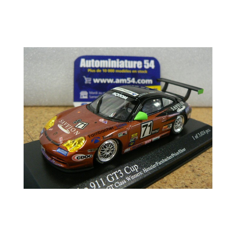 2005 Porsche 911 GT3 Cup n°71 24h Daytona GT class Winner 1st Henzler - Farnbacher - Price - Ehret 400056271 Minichamps