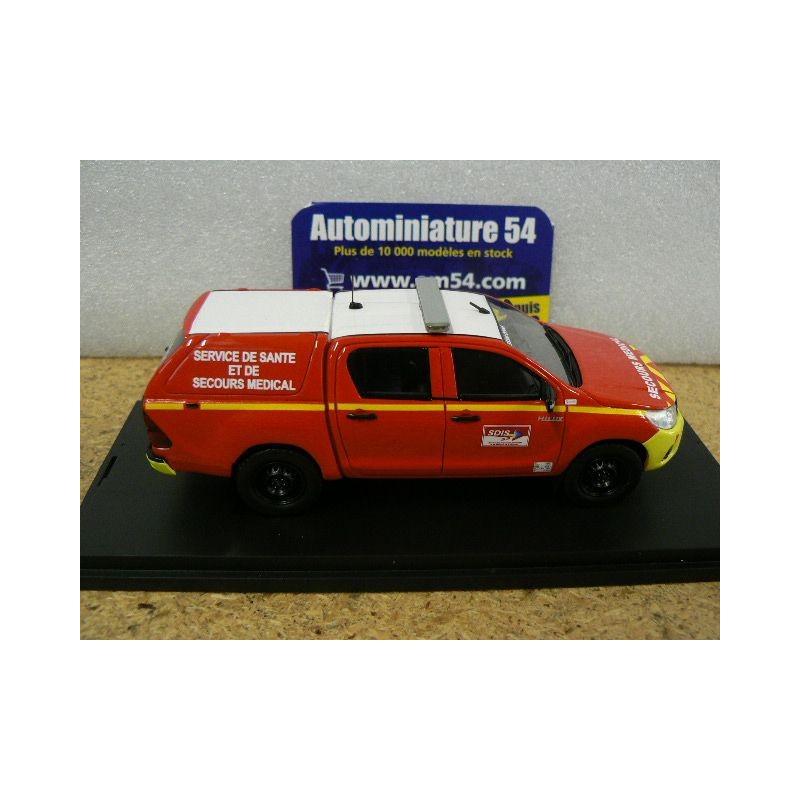 Toyota - Hilux Pompiers VLHR 2008 - Modèle Presse - 1/43 - Voiture