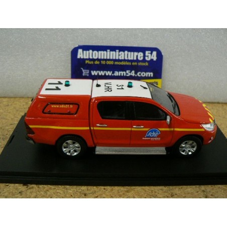 TOYOTA HILUX DOUBLE Cabine VLHR Pompiers - Alarme 1/43