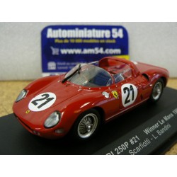 1963 Ferrari 250P n°21 L.Scarfiotti - L.Bandini 1st Winner Le Mans LM1963 Ixo Models