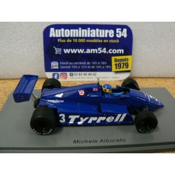 1982 Tyrrell 011n°3 Michele Alboreto 4th German GP S7283 Spark Model