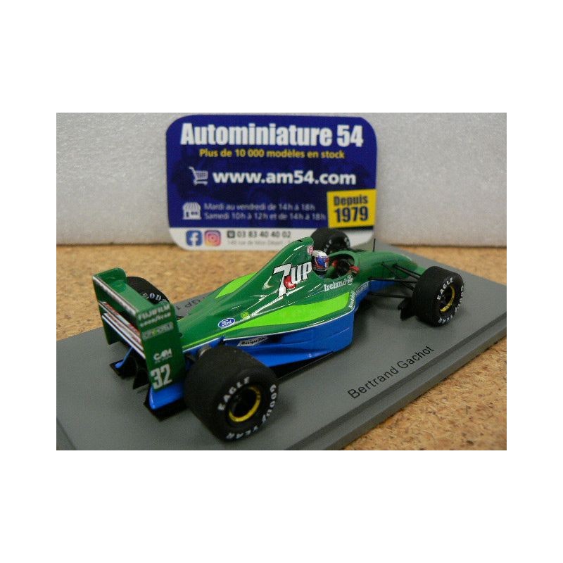 1991 Jordan 191 n°32 Bertrand Gachot 5th Canadian GP S8077