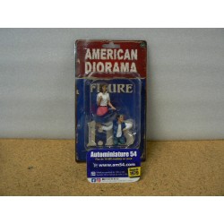 Personnages en voiture ( Figurine ) AD23833 American Diorama