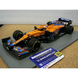 2021 McLaren MCL35M n°4 Lando Norris Abu Dhabi GP 18S608 Spark Model