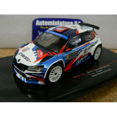 VOITURE SKODA FABIA 2 EVO #30 MONTE-CARLO RAM841 - Ixo Models - 1/43