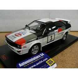 1982 Audi Quattro n°3 Mikkola - Hertz 1st Winner 1000 Lakes 18RMC094A Ixo Models