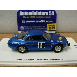 1969 Alpine A110 n°10 Vinatier - Callewaert 1st Winner Rallye des Routes du Nord SF231 Spark Model