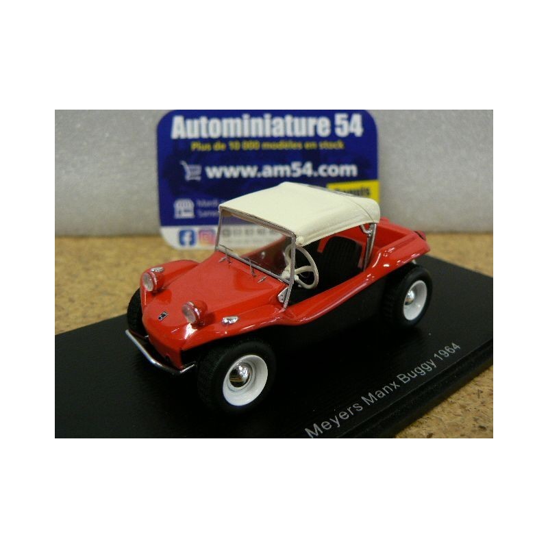 Meyer Manx Buggy Red 1964 + Soft Top S0847 Spark Model