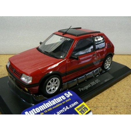Peugeot 205 GTI 1.9 PTS Rims 1991 Red 184848 Norev