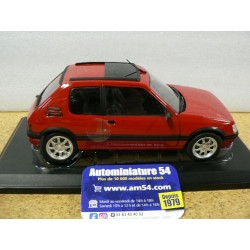 Peugeot 205 GTI 1.9 PTS Rims 1991 Red 184848 Norev