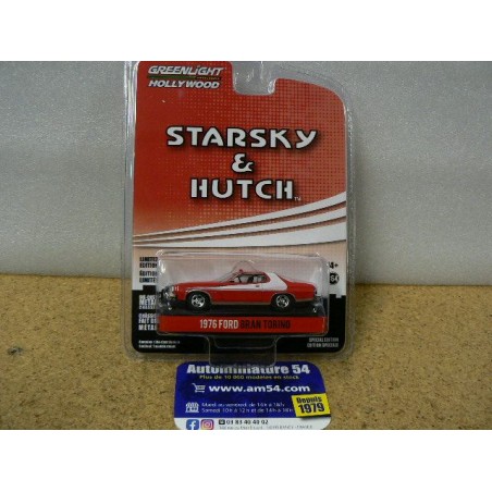 Gran Torino Starsky et Hutch 1976 crashed version 44955-F Greenlight 1.64ième