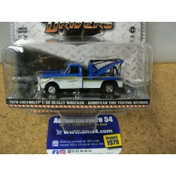 Chevrolet C30 Dually Wrecker Goodyear 1972 " Dually Drivers "46100-B Greenlight 1.64ième