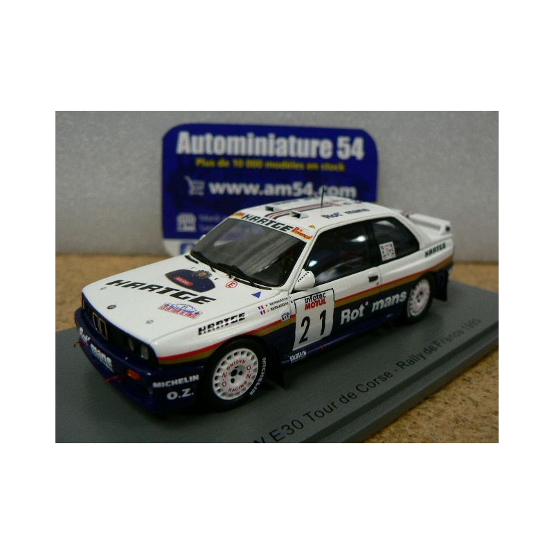 1989 BMW E30 n°21 Bernardini - Bernardini Tour de Corse S8485 Spark Model