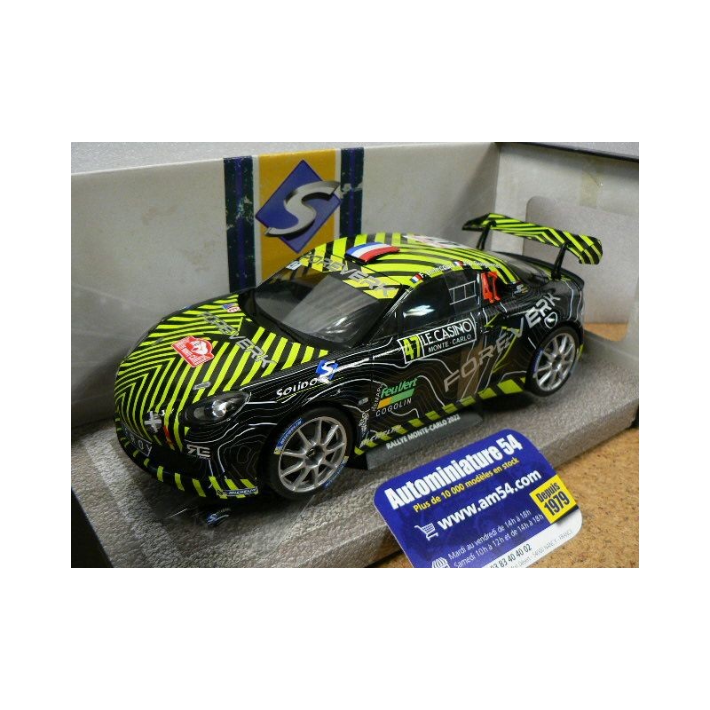 Voiture Miniature de Collection - SOLIDO 1/18 - ALPINE A110 RGT - Rallye  Monte Carlo 2021 - Blue / Black - 1801614 - Cdiscount Jeux - Jouets