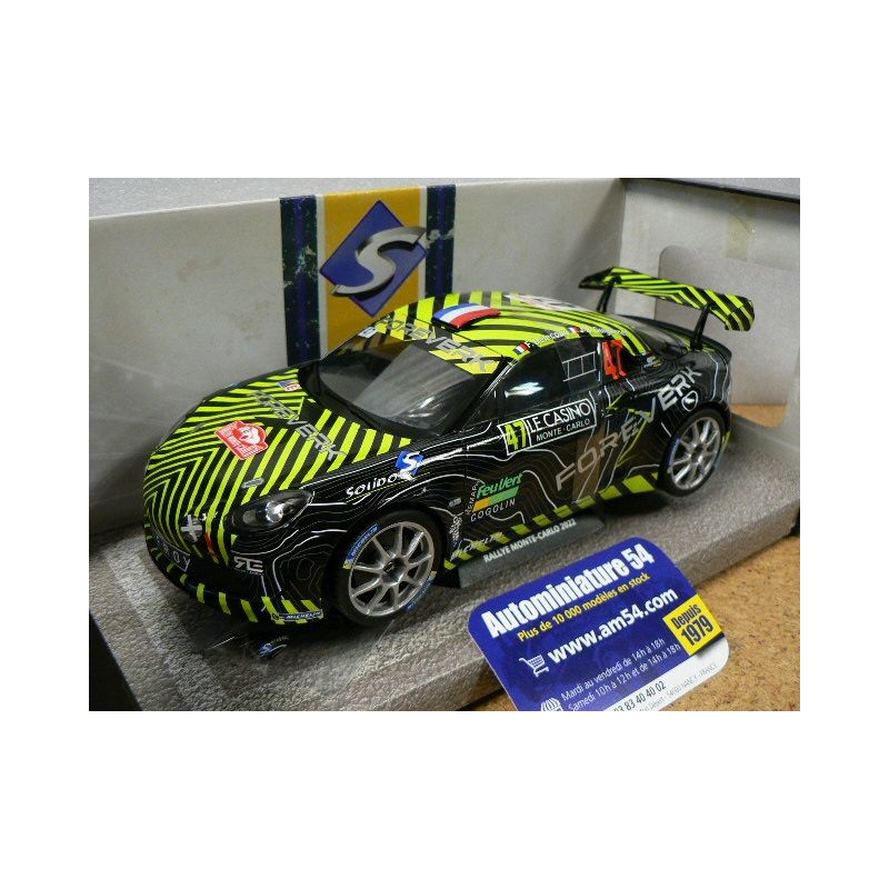 2022 Alpine Renault A110 RGT n°4 Delecour - Guigonnet Monte Carlo 1801618 Solido