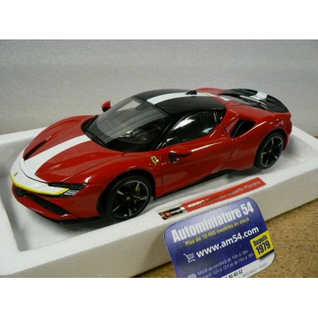 Ferrari SF90 Stradale Red Decorated 18-16911 Bburago Signature Series