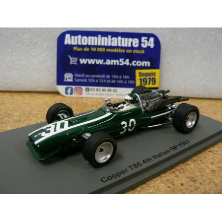 1967 Cooper T86 n°30 Jochen Rindt 4th Italian GP S5298 Spark Model