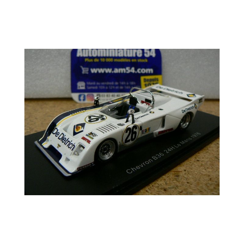 1976 Chevron B36 n°26 STadler - Flotard - Dufrêne 24H Le Mans S4713 Spark Model