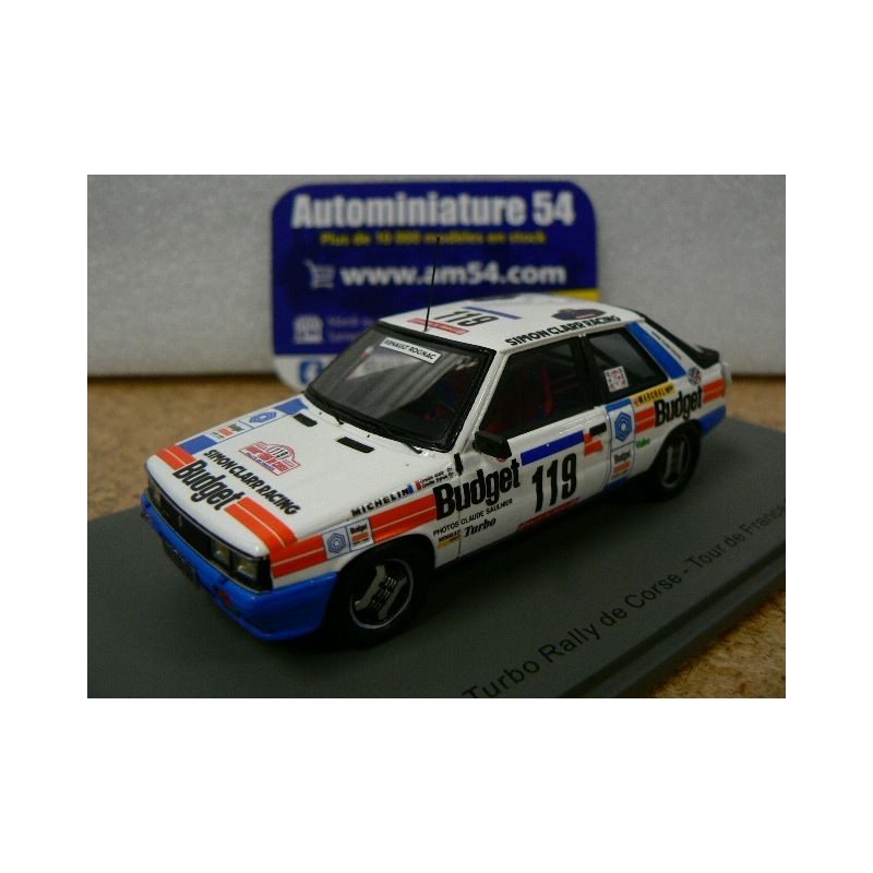 1986 Renault 11 Turbo n°119 Oreille - Oreille Tour de Corse S5571 Spark Model