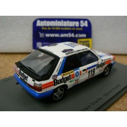 1986 Renault 11 Turbo n°119 Oreille - Oreille Tour de Corse S5571 Spark Model