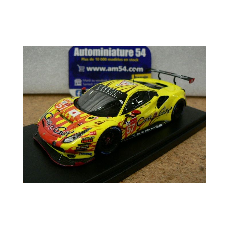 2021 Ferrari 488 GTE Evo Kessel Racing n°57 Kimura - Andrews - Jensen  LMGTE Am class Le Mans LSLM126 Look Smart