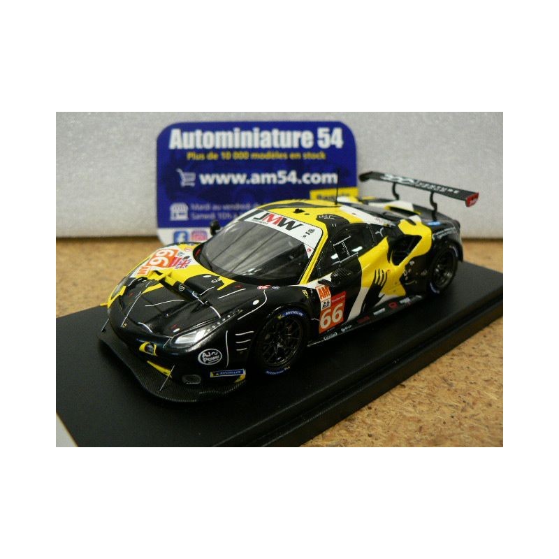 2021 Ferrari 488 GTE Evo JMW n°66 Neubauer - Sales - Fannin LMGTE Am class Le Mans LSLM128 Look Smart