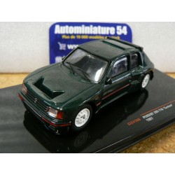 Peugeot 205 T16 Custom Dark Green 1987 CLC416 Ixo Models