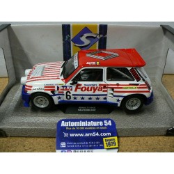 1987 Renault 5 Maxi Turbo n°6 G. Roussel Rallycross S1801306 Solido