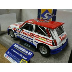 1987 Renault 5 Maxi Turbo n°6 G. Roussel Rallycross S1801306 Solido