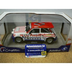 1987 Renault 5 Maxi Turbo n°6 G. Roussel Rallycross S1801306 Solido