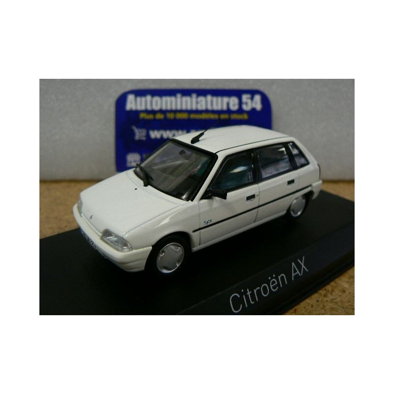 Citroen AX Spot 5 portes White 1995 155162 Norev