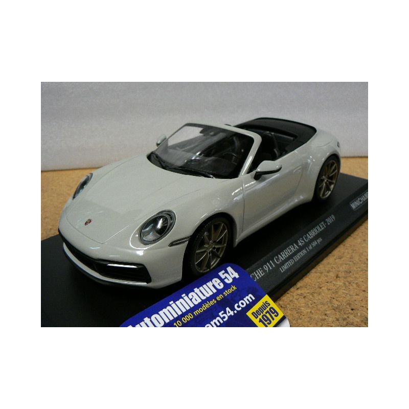 Porsche 911 - 992 Carrera 4S Cabrio 2019 Grey 155067335 Minichamps