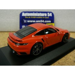 Porsche 911 - 992 Turbo S 2020 Lavaorange 410069476 Minichamps