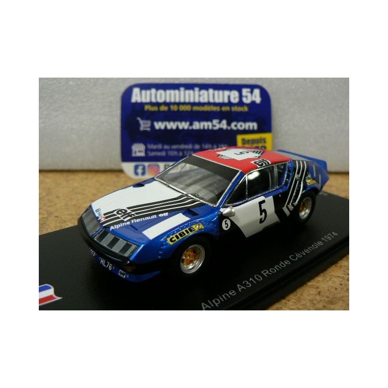 1974 Alpine A310 n°5 Ronde Cénevole Jean-Pierre Nicolas SF196 Spark Model