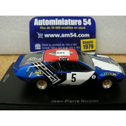 1974 Alpine A310 n°5 Ronde Cénevole Jean-Pierre Nicolas SF196 Spark Model