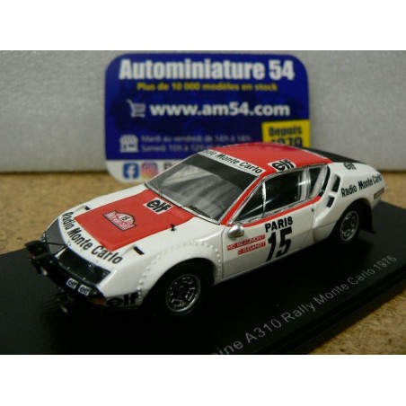 1976 Alpine A310 n°15 MC Beaumont - Giganot Monte Carlo S5470 Spark Model