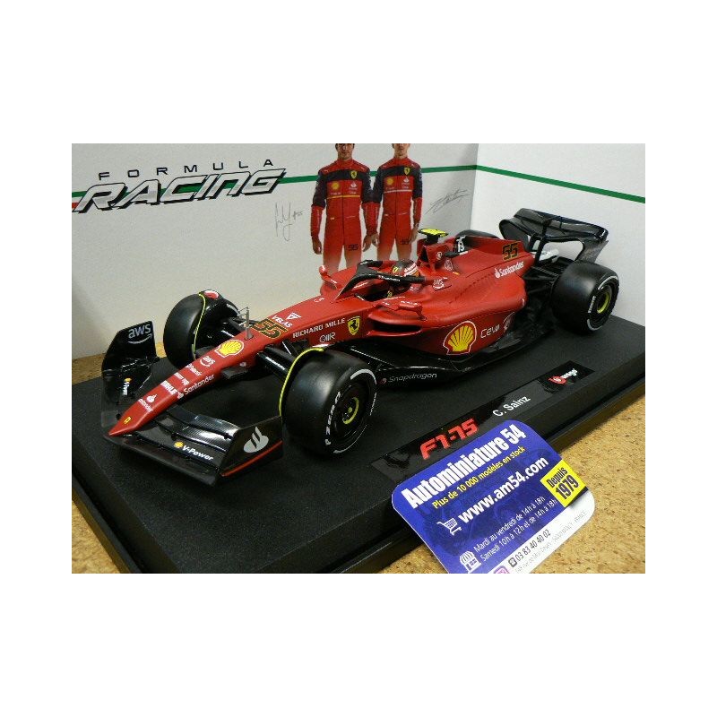 2022 Ferrari F1-75 n°55 Carlos Sainz 18-16811CS Bburago Racing