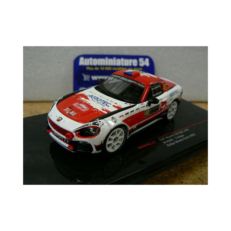 2022 Fiat 124 Abarth RGT n°49 Rada - Jugas Monte Carlo RAM846 Ixo Models