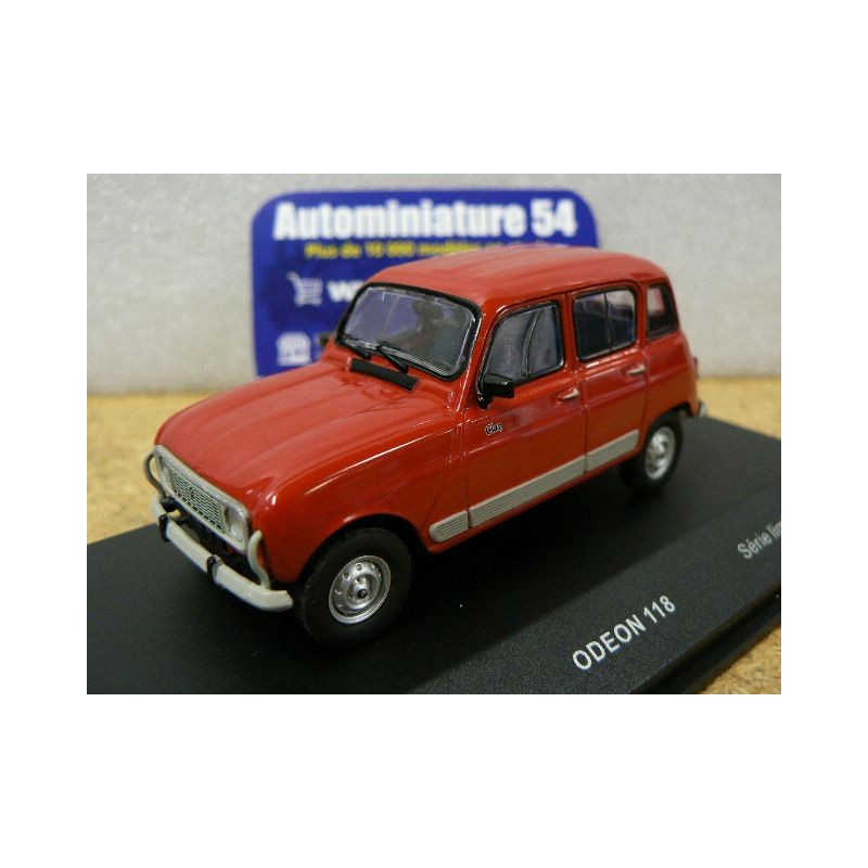 Renault 4 Clan rouge 1985 White ref 118 ODEON