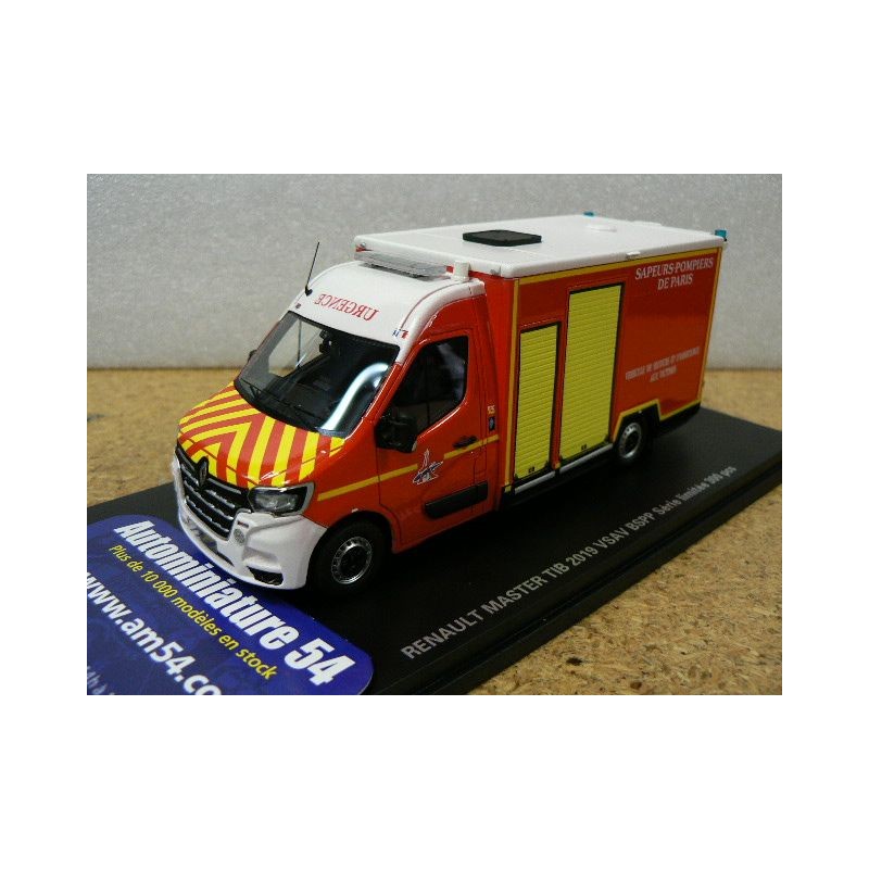 Renault Master TIB 2019 BSPP Sapeur Pompiers Paris Alerte 114