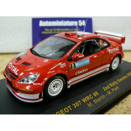 2005 Peugeot 307 WRC Martin n°8 2nd Sweden RAM183 Ixo Models