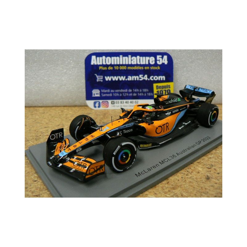 2022 McLaren MCL36 n°3 Daniel Ricciardo Australian GP S8528 Spark Model