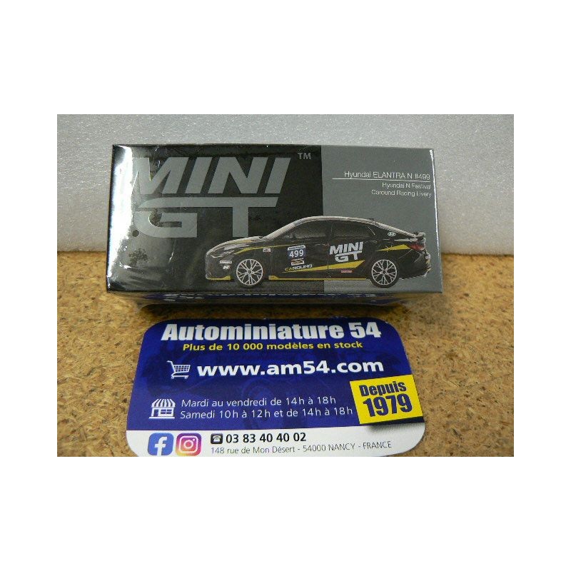 Hyundai Elantra N N°499 Caround Racing Livery MGT00403 True Scale Models Mini GT