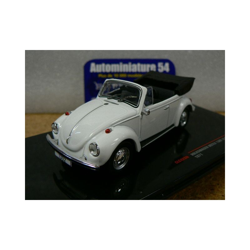 Volkswagen 1302 LS Cabrio White 1971 CLC428 Ixo Models