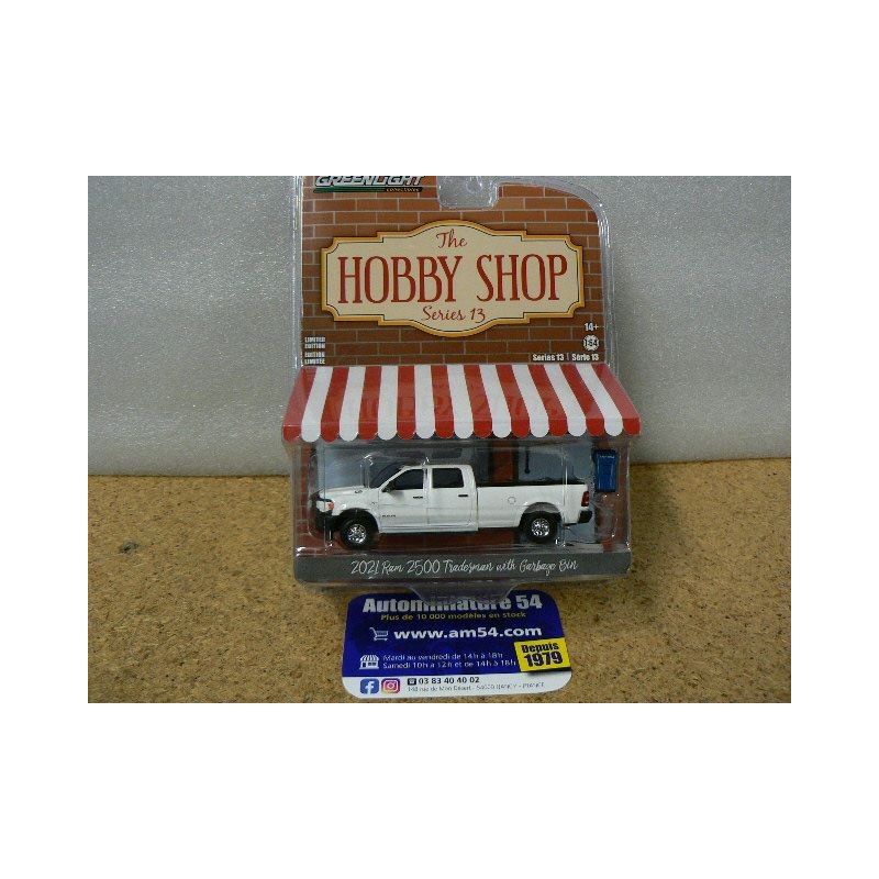 Dodge RAM 2500 Tradesman + poubelle " The hobby Shop" 97130-F Greenlight 1.64ième