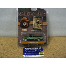 Ford F250 green 1995 "Smokey Bear " 38020-F Greenlight 1.64ième