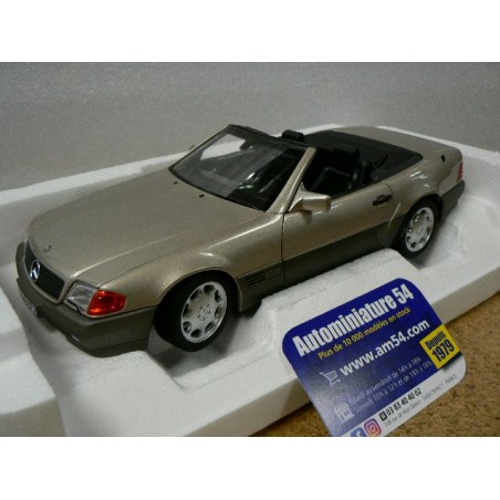 Mercedes-Benz SL 500 Smoke Silver metallic 1989 183719 Norev