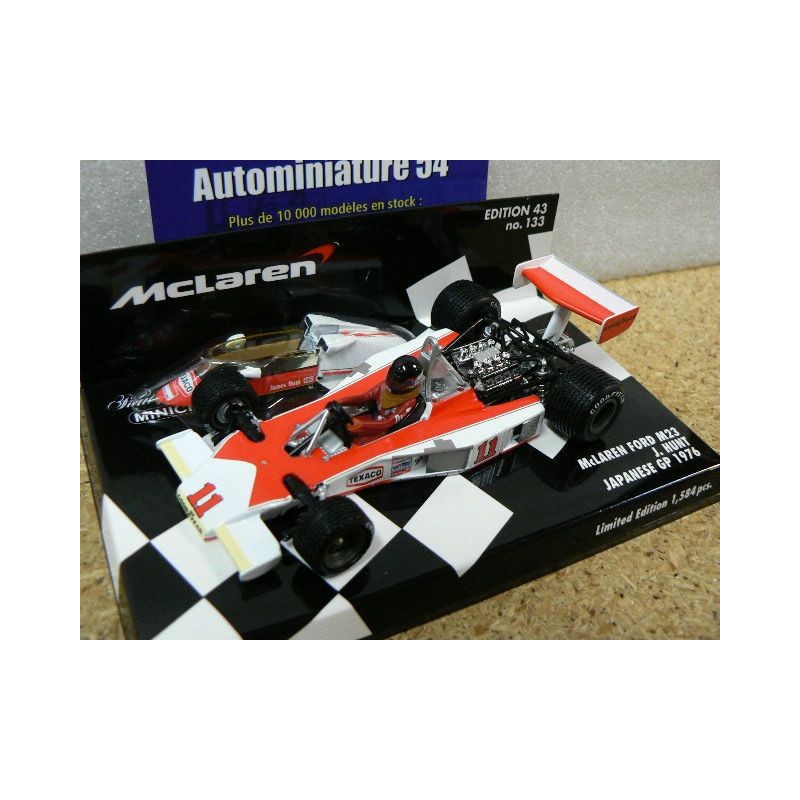 1976 McLaren Ford M23 Japanese GP Hunt  1st World Champion n°11 530764311 Minichamps