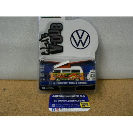 Volkswagen Combi T2 Campmobile 1973 "V-Dub Club" 36050-T2Camp Greenlight 1.64ième