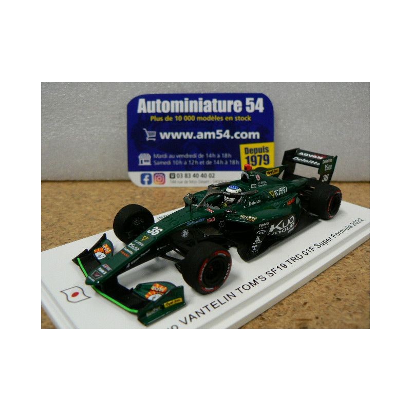 2022 Kuo Vantelin Tom's SF19 TRD 01F n°36 GiulianoAlesi Super Formula SJ122 Spark Model